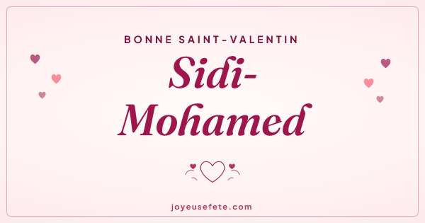 Image « Bonne Saint-Valentin Sidi-Mohamed » au format large