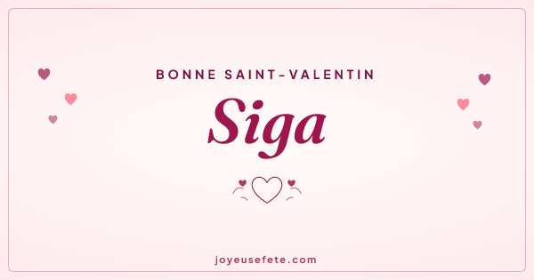 Image « Bonne Saint-Valentin Siga » au format large