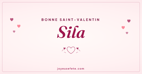 Image « Bonne Saint-Valentin Sila » au format large