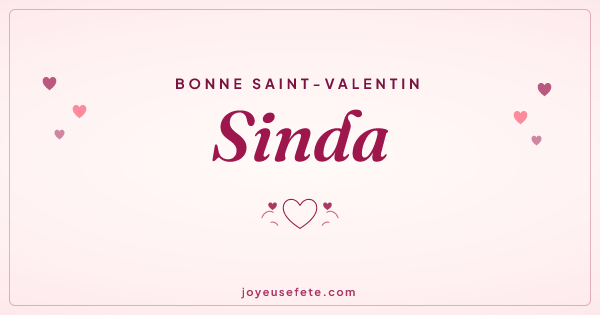 Image « Bonne Saint-Valentin Sinda » au format large