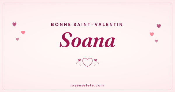 Image « Bonne Saint-Valentin Soana » au format large