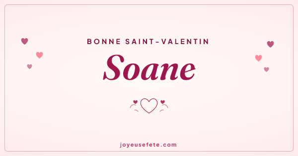 Image « Bonne Saint-Valentin Soane » au format large