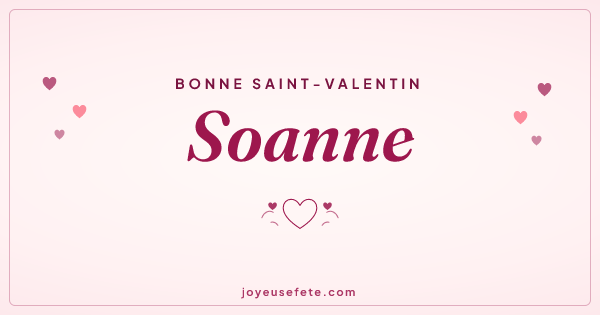 Image « Bonne Saint-Valentin Soanne » au format large