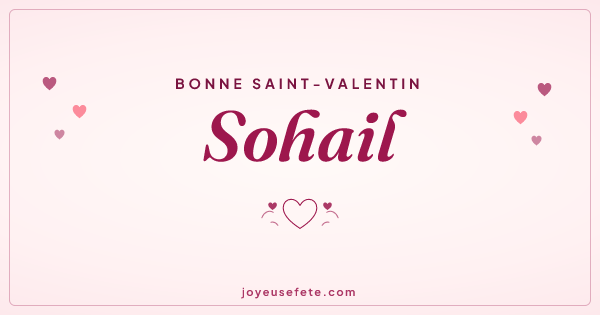 Image « Bonne Saint-Valentin Sohail » au format large