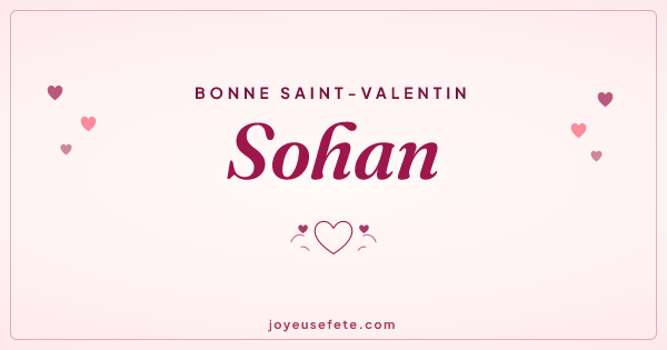 Image « Bonne Saint-Valentin Sohan » au format large