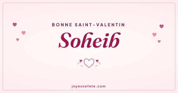 Image « Bonne Saint-Valentin Soheib » au format large