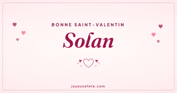 Image « Bonne Saint-Valentin Solan » au format large