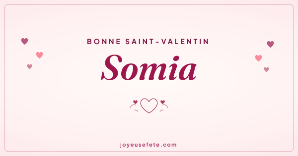 Image « Bonne Saint-Valentin Somia » au format large