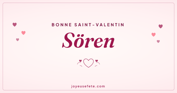 Image « Bonne Saint-Valentin Sören » au format large