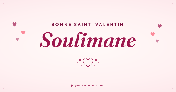 Image « Bonne Saint-Valentin Soulimane » au format large