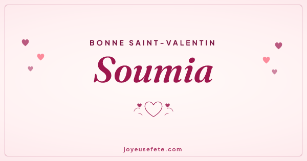 Image « Bonne Saint-Valentin Soumia » au format large