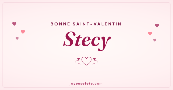 Image « Bonne Saint-Valentin Stecy » au format large