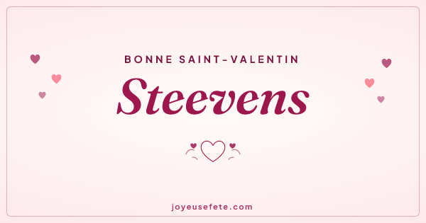 Image « Bonne Saint-Valentin Steevens » au format large