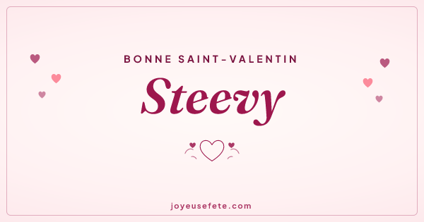 Image « Bonne Saint-Valentin Steevy » au format large