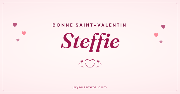 Image « Bonne Saint-Valentin Steffie » au format large