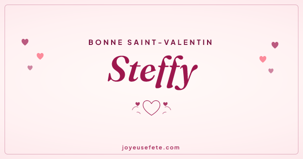 Image « Bonne Saint-Valentin Steffy » au format large