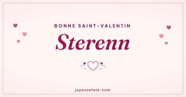 Image « Bonne Saint-Valentin Sterenn » au format large