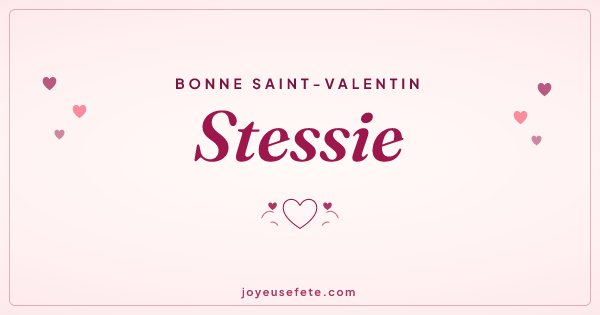 Image « Bonne Saint-Valentin Stessie » au format large