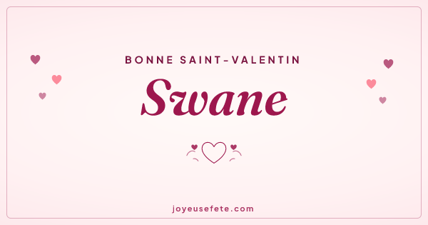 Image « Bonne Saint-Valentin Swane » au format large