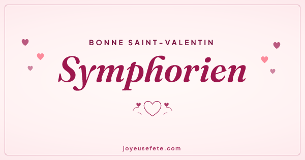 Image « Bonne Saint-Valentin Symphorien » au format large