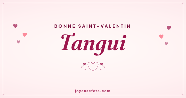 Image « Bonne Saint-Valentin Tangui » au format large