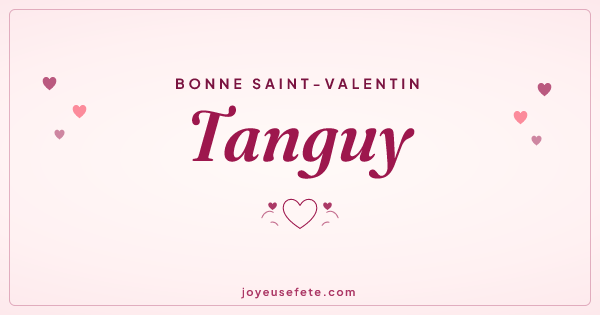 Image « Bonne Saint-Valentin Tanguy » au format large
