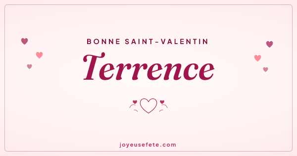 Image « Bonne Saint-Valentin Terrence » au format large