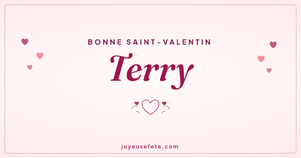 Image « Bonne Saint-Valentin Terry » au format large