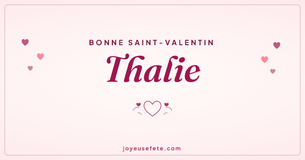 Image « Bonne Saint-Valentin Thalie » au format large