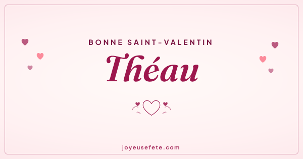 Image « Bonne Saint-Valentin Théau » au format large