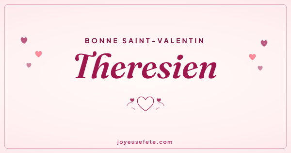 Image « Bonne Saint-Valentin Theresien » au format large