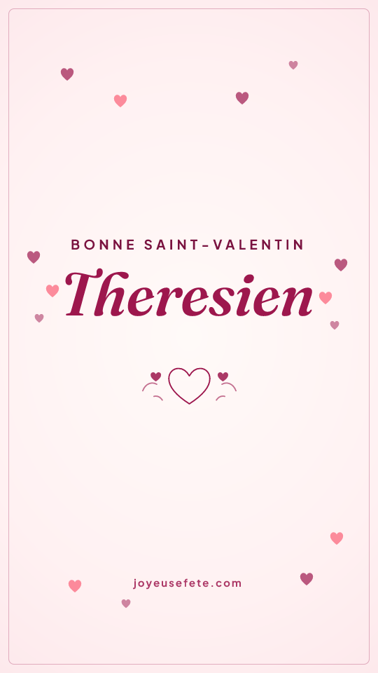Image « Bonne Saint-Valentin Theresien » au format story