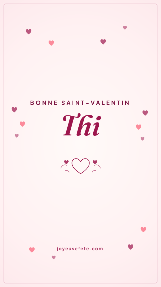 Image « Bonne Saint-Valentin Thi » au format story