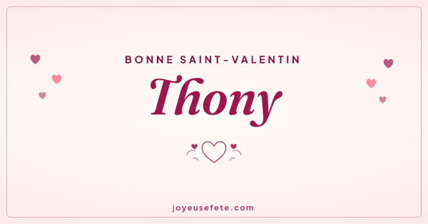 Image « Bonne Saint-Valentin Thony » au format large