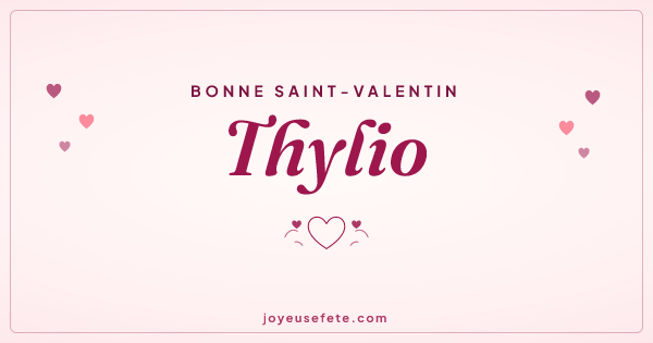 Image « Bonne Saint-Valentin Thylio » au format large