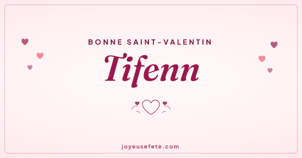 Image « Bonne Saint-Valentin Tifenn » au format large