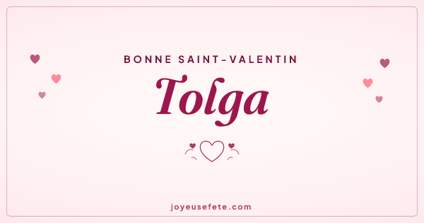 Image « Bonne Saint-Valentin Tolga » au format large