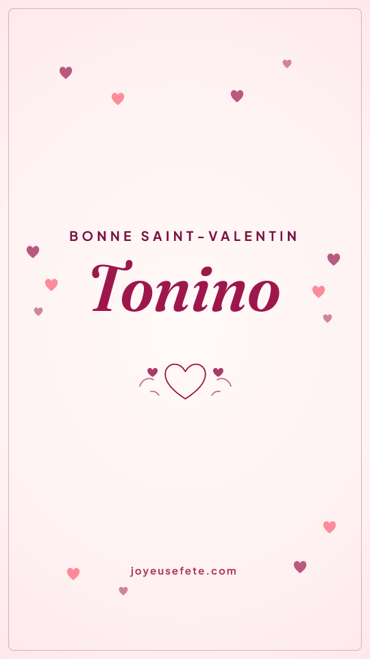 Image « Bonne Saint-Valentin Tonino » au format story