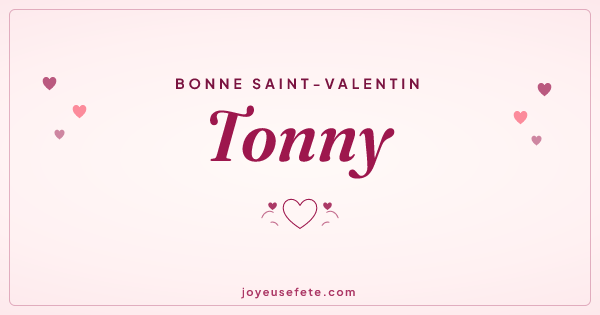 Image « Bonne Saint-Valentin Tonny » au format large
