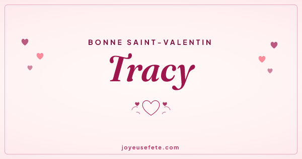 Image « Bonne Saint-Valentin Tracy » au format large
