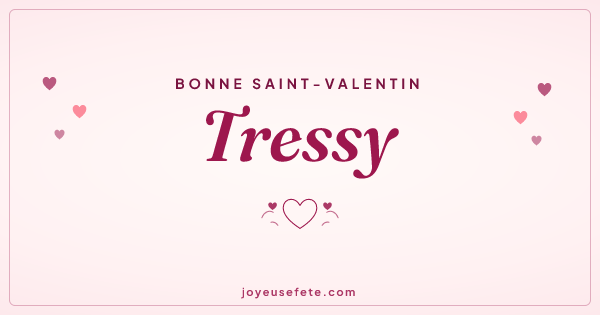 Image « Bonne Saint-Valentin Tressy » au format large