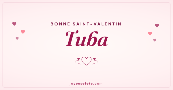 Image « Bonne Saint-Valentin Tuba » au format large