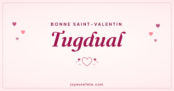 Image « Bonne Saint-Valentin Tugdual » au format large