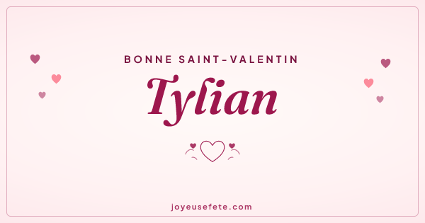 Image « Bonne Saint-Valentin Tylian » au format large