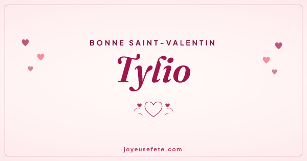 Image « Bonne Saint-Valentin Tylio » au format large