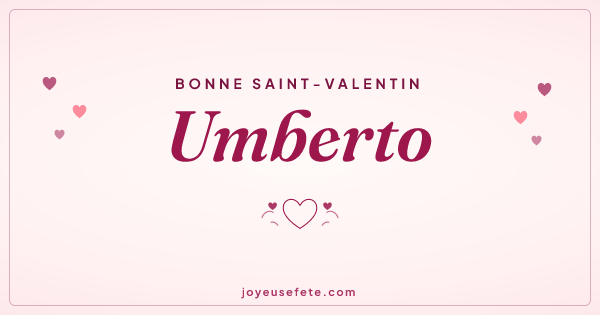 Image « Bonne Saint-Valentin Umberto » au format large