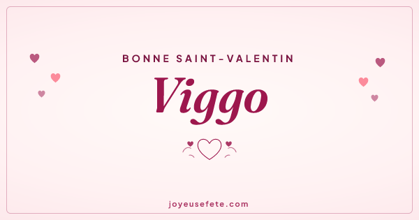Image « Bonne Saint-Valentin Viggo » au format large