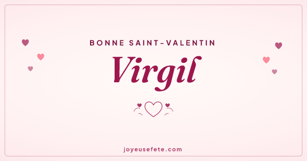 Image « Bonne Saint-Valentin Virgil » au format large