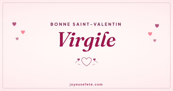 Image « Bonne Saint-Valentin Virgile » au format large