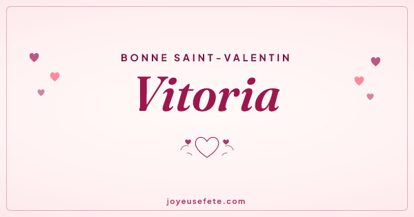 Image « Bonne Saint-Valentin Vitoria » au format large
